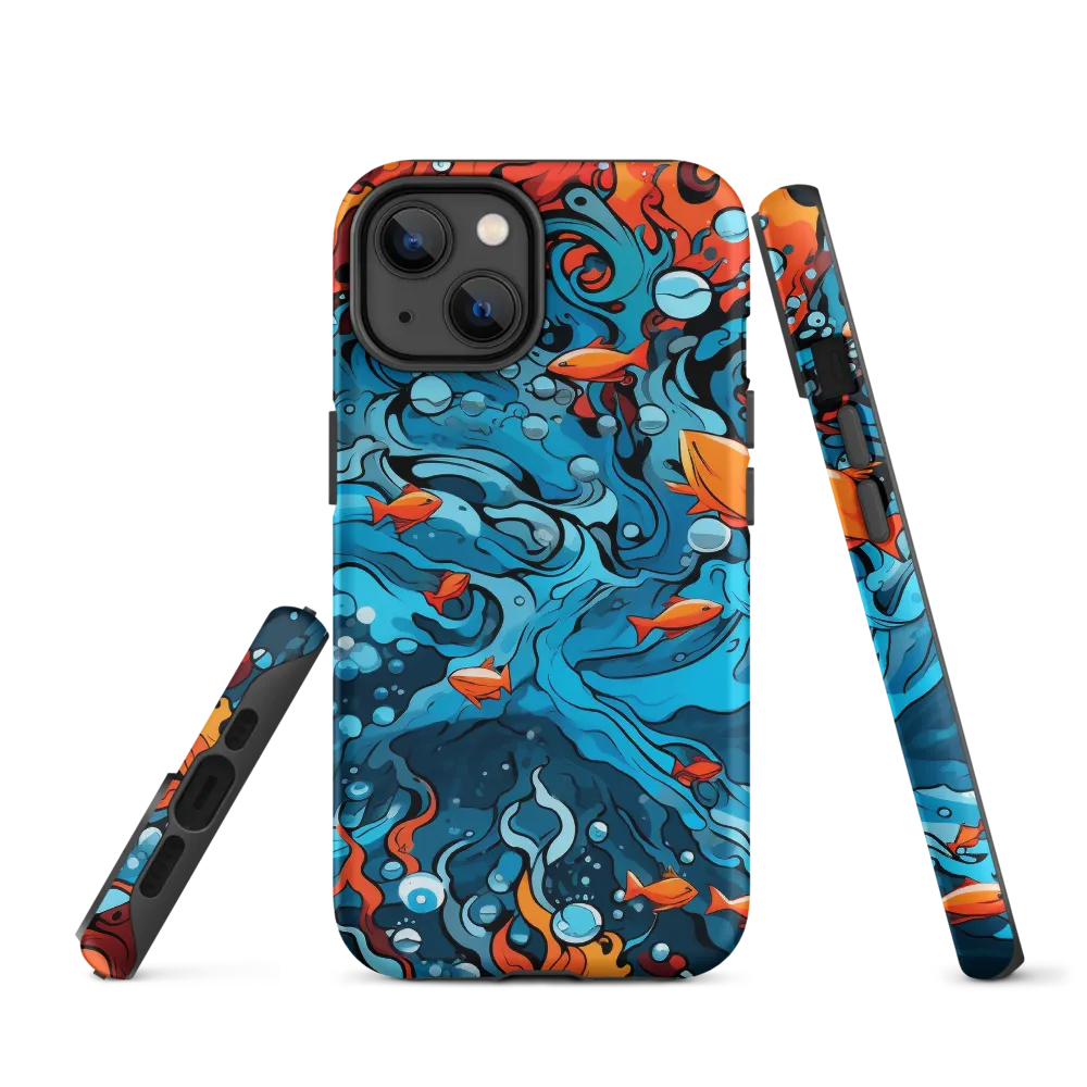 Fluid Harmony: Ocean and Flames