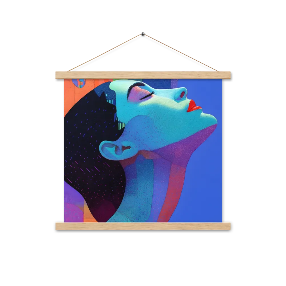 Ethereal Reverie | Poster With Oak Wood Hanger | 18″×18″