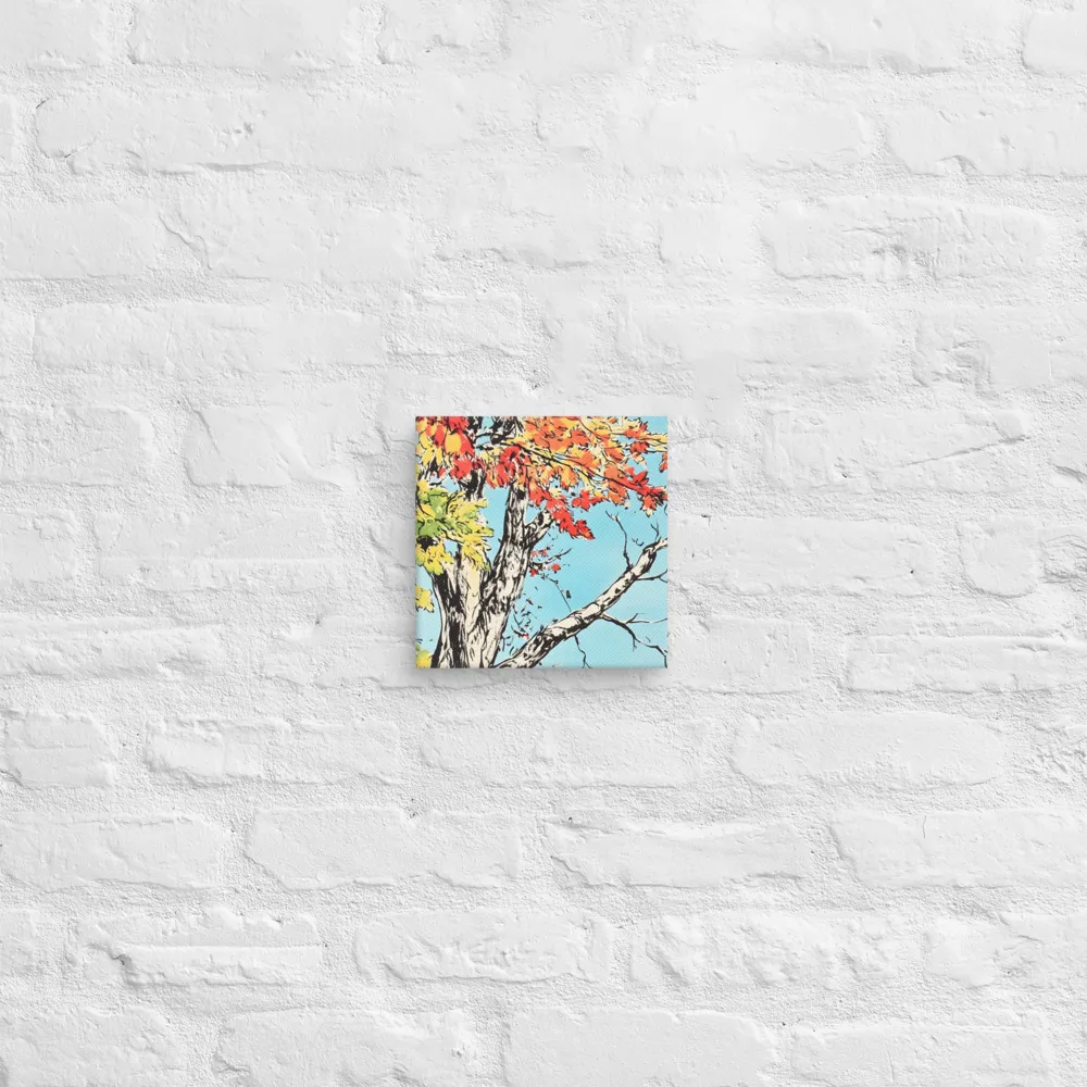 Autumn's Embrace | Canvas | 8″×8″