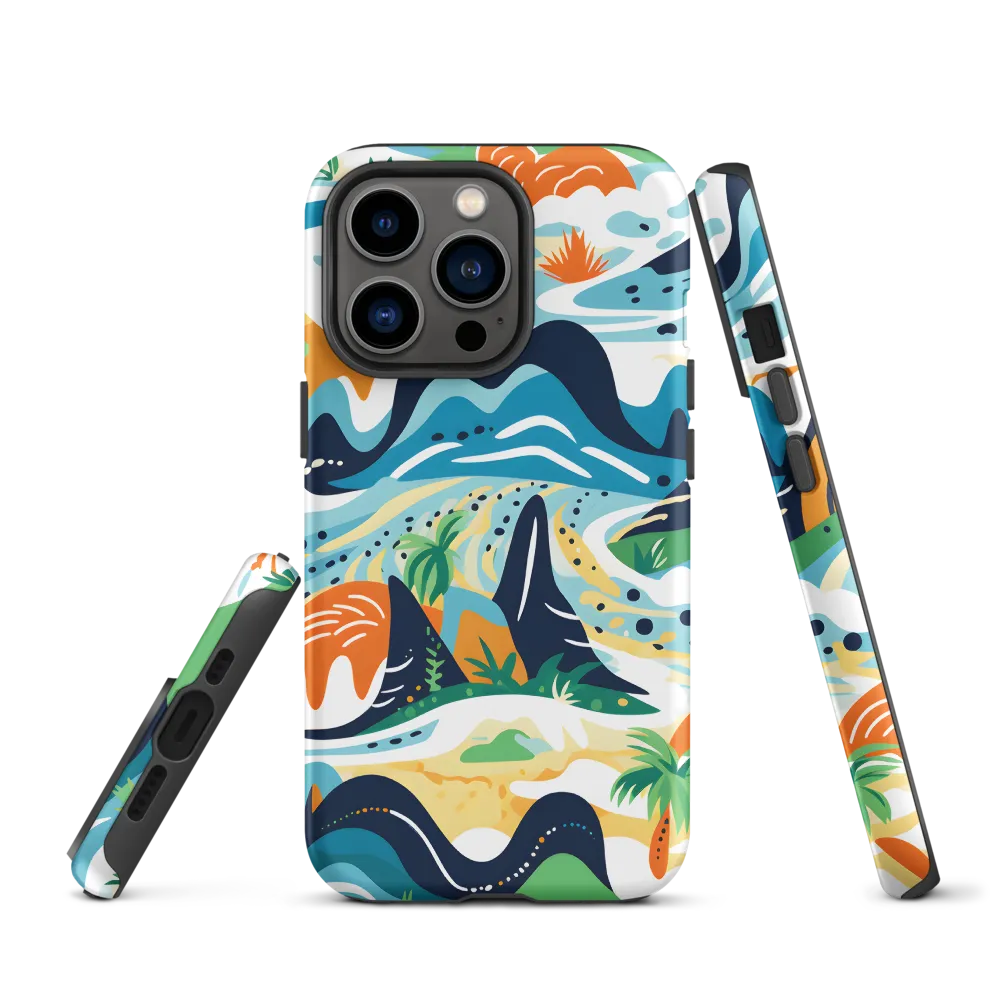 Abstract Tropical Landscape