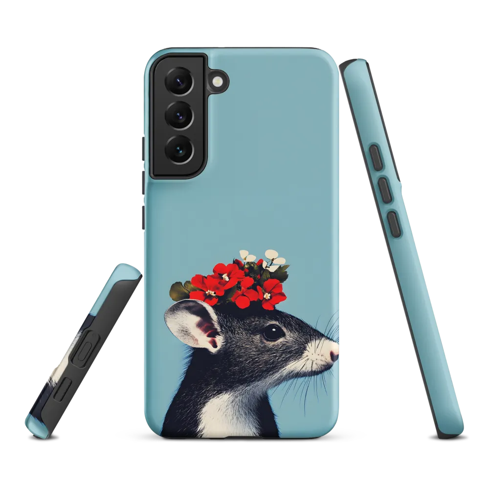 Whimsical Flora: A Mouse's Floral Crown