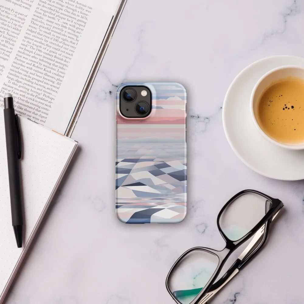 Serenity in Abstraction | Phone Case |  13 Mini | Snap Case | Matte