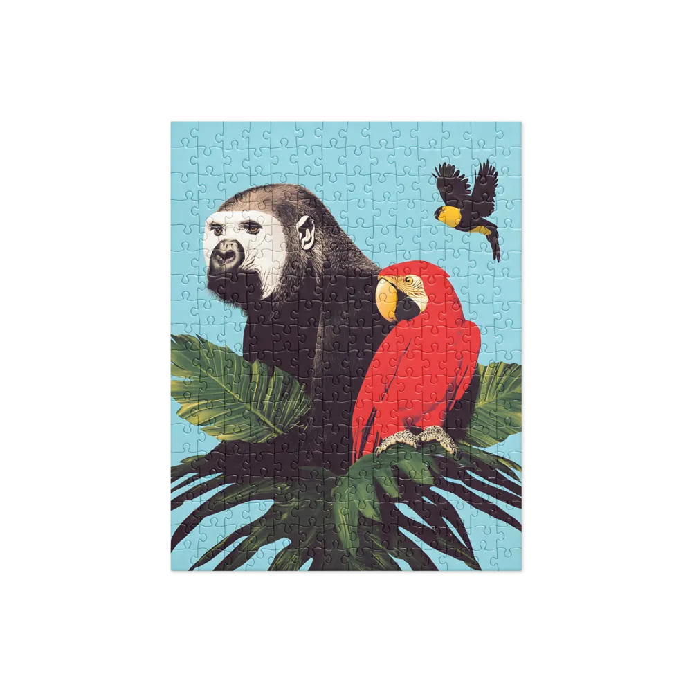 Tropical Harmony: A Celebration of Wildlife | Jigsaw Puzzle | 252/520 pieces