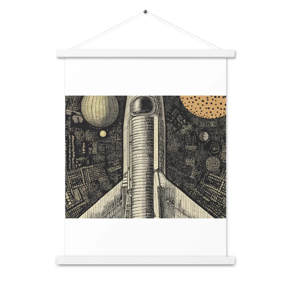 Voyage to the Unknown | Poster With White Wood Hanger | 18″×24″