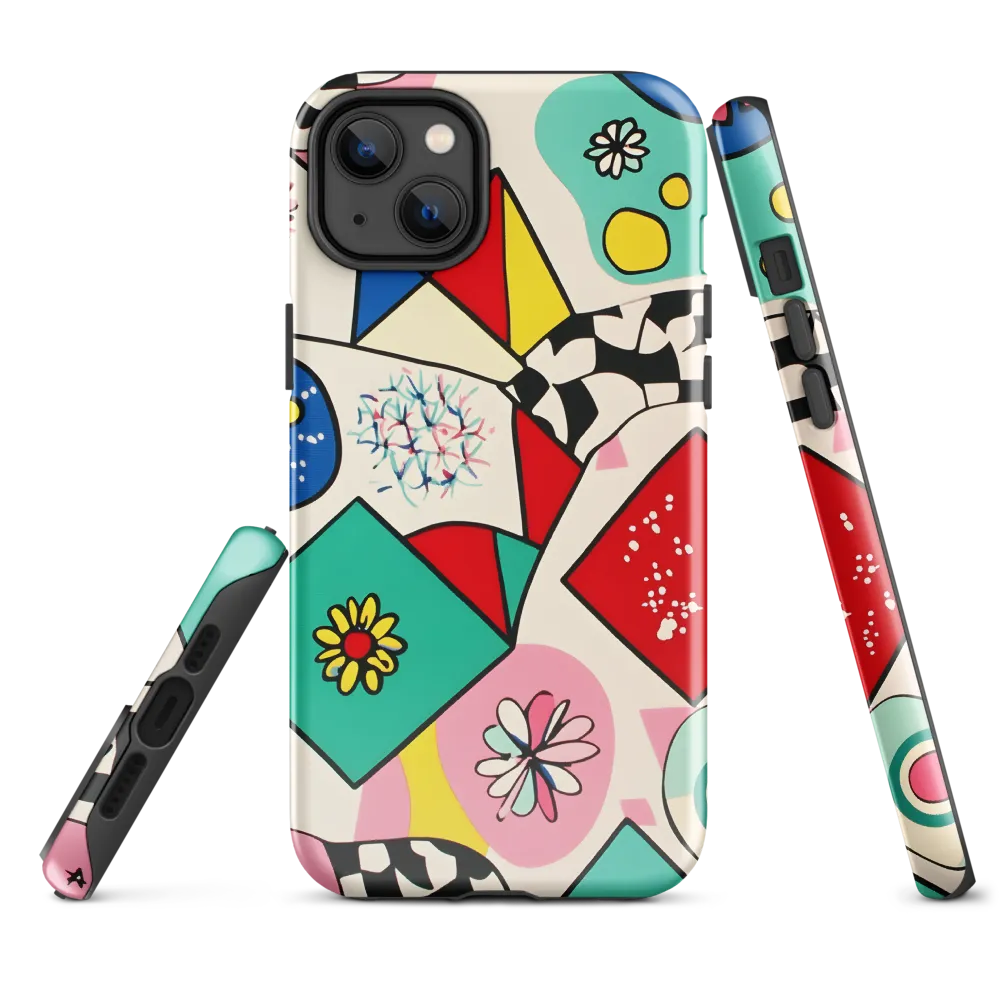 Joyful Geometry: A Playful Dance of Shapes and Colors