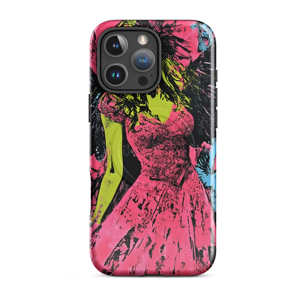 Mystical Angel in Neon Dreams