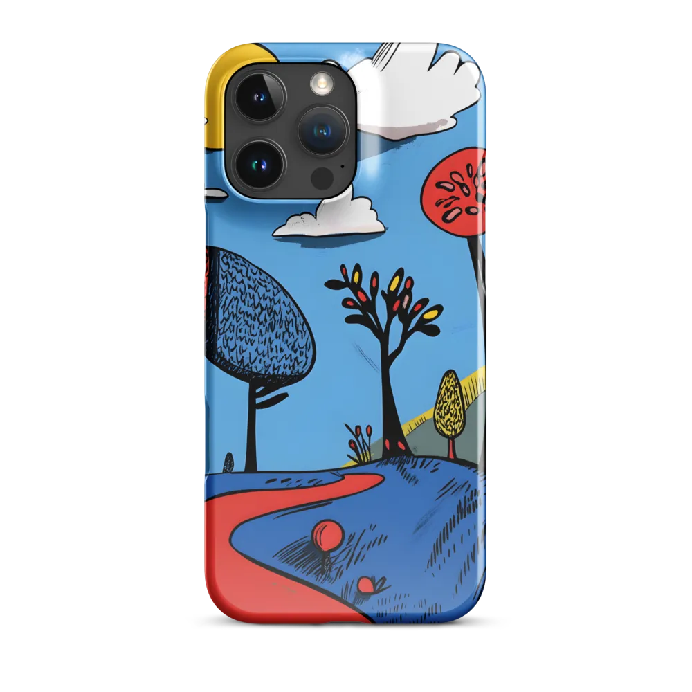 Whimsical Pathways Through a Colorful Landscape