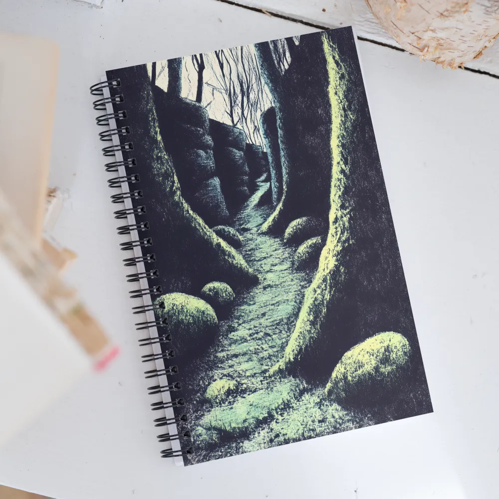 Whispers of the Tranquil Pathway | Spiral Notebook