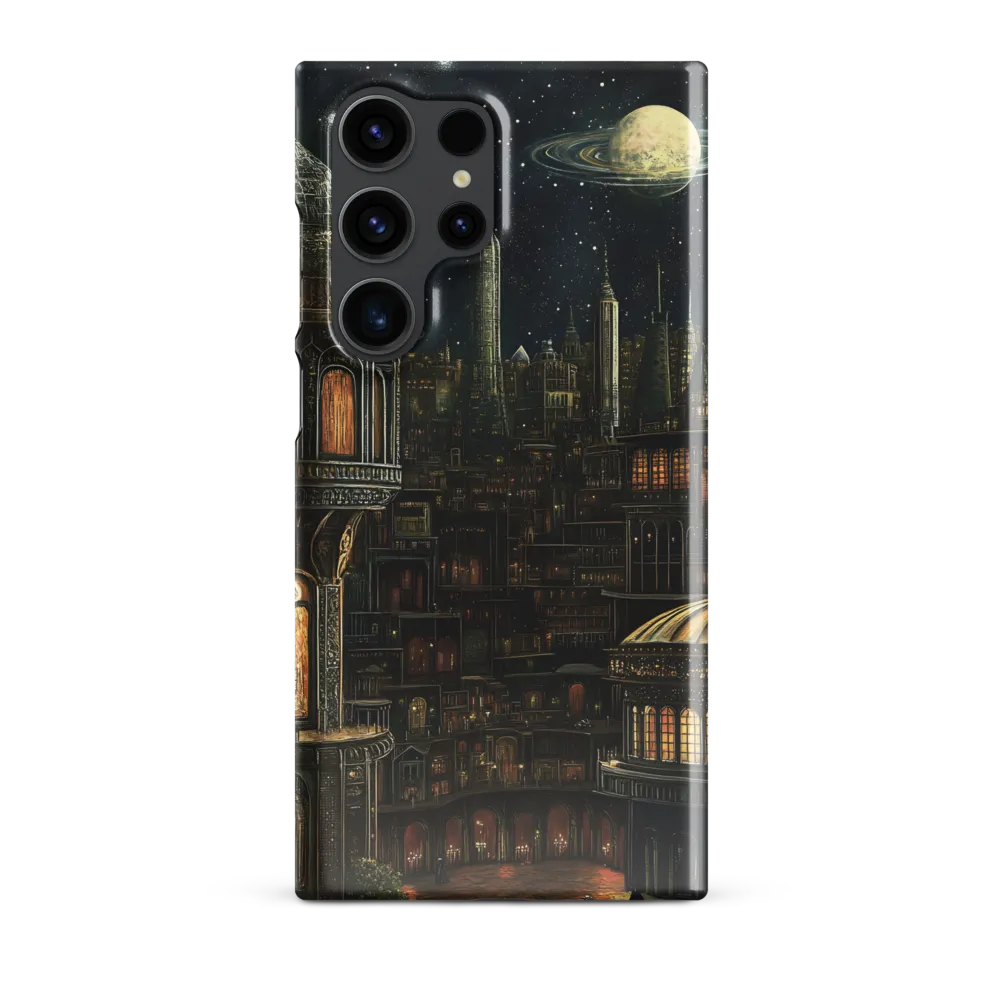 Celestial Enigma: A Surreal Cityscape