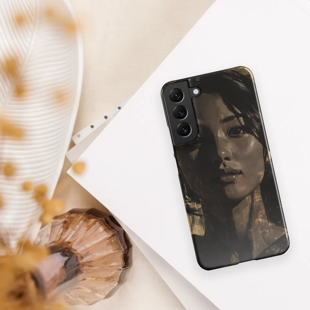 Golden Gaze: A Contemporary Portrait