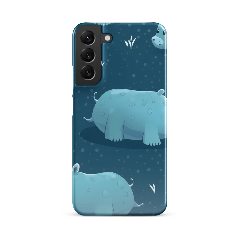 Whimsical Hippo Play | Phone Case |  S22 Plus | Snap Case | Glossy