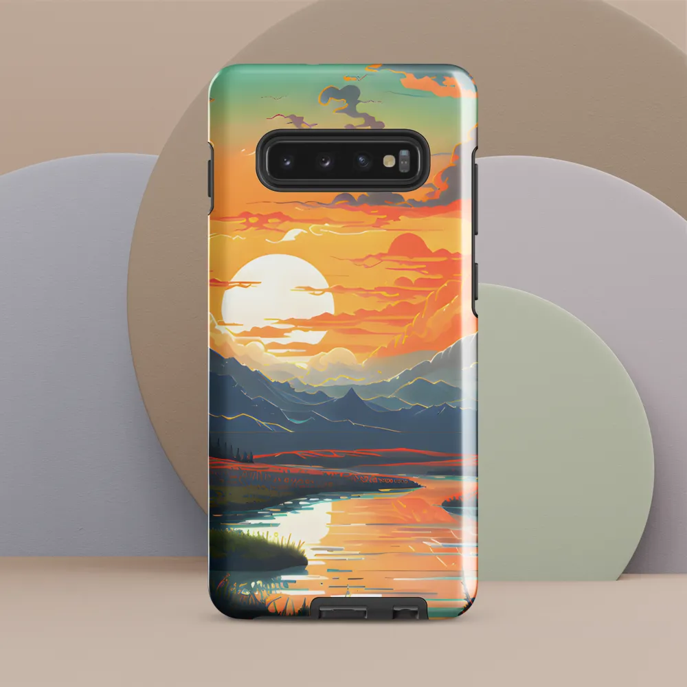 Serenity at Dusk | Phone Case |  S10 Plus | Tough Case | Glossy