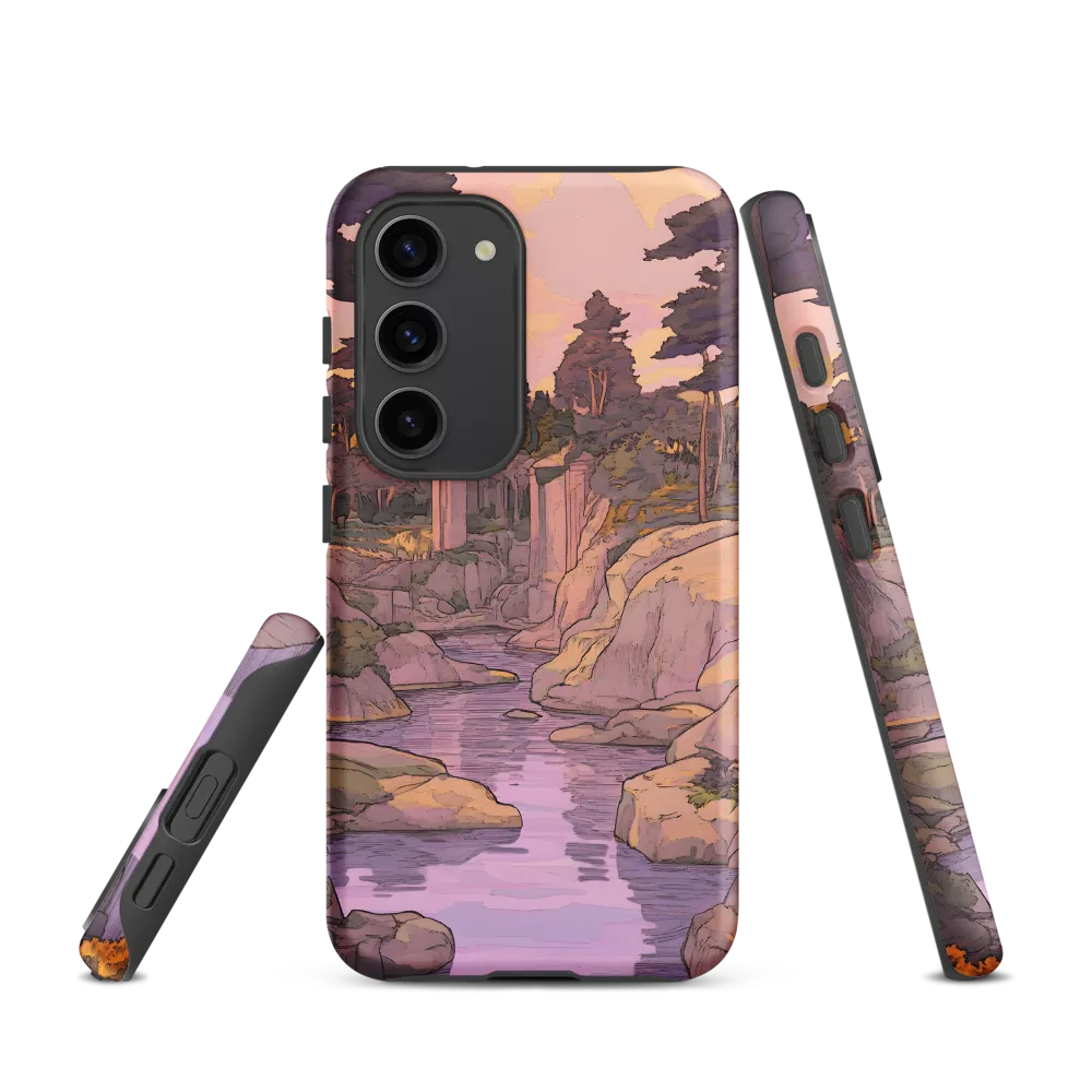 Tranquil Reverie: A Serene Landscape | Phone Case |  S23 | Tough Case | Matte