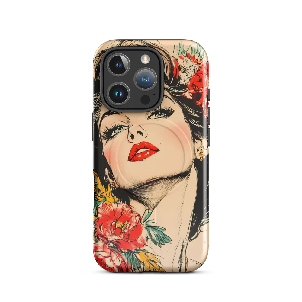 Radiance in Red: A Portrait of Elegance