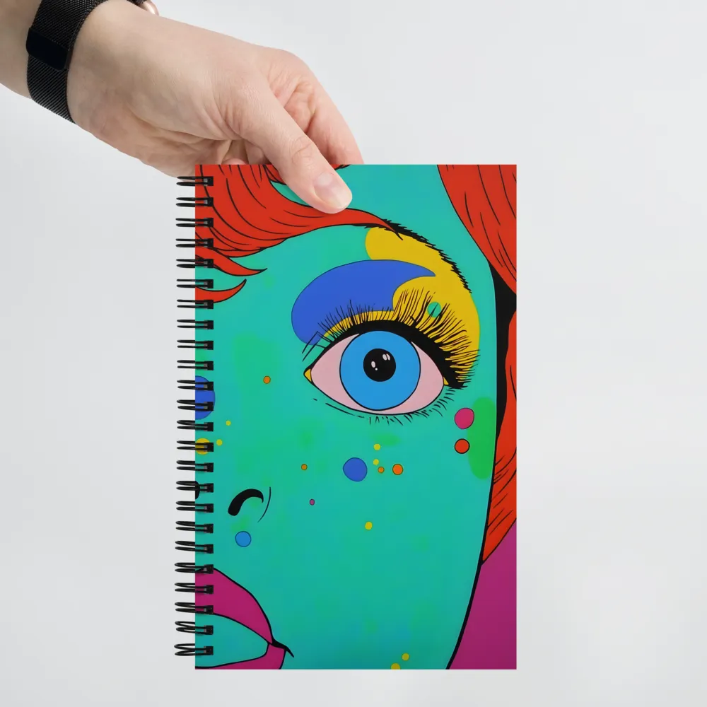 Vibrant Gaze | Spiral Notebook