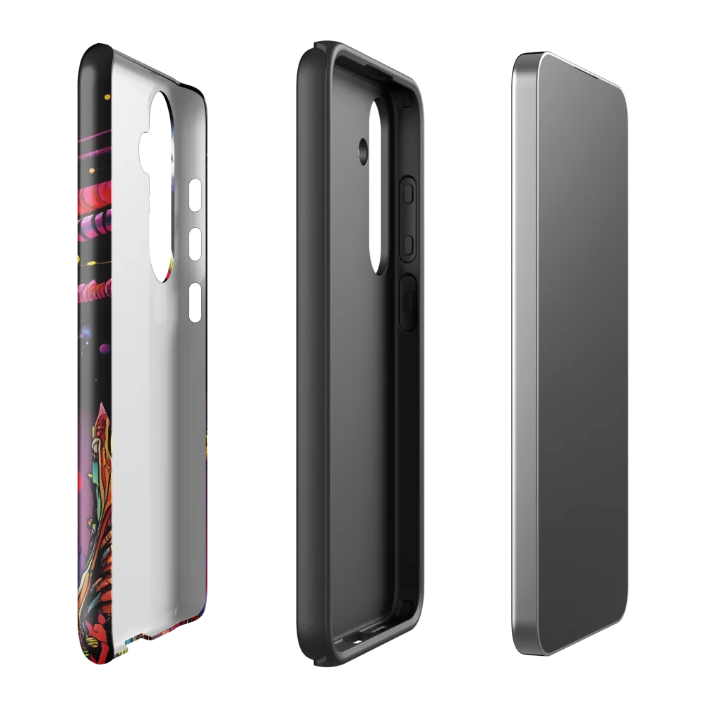 Cosmic Alien Odyssey | Phone Case |  S24 Plus | Tough Case | Glossy