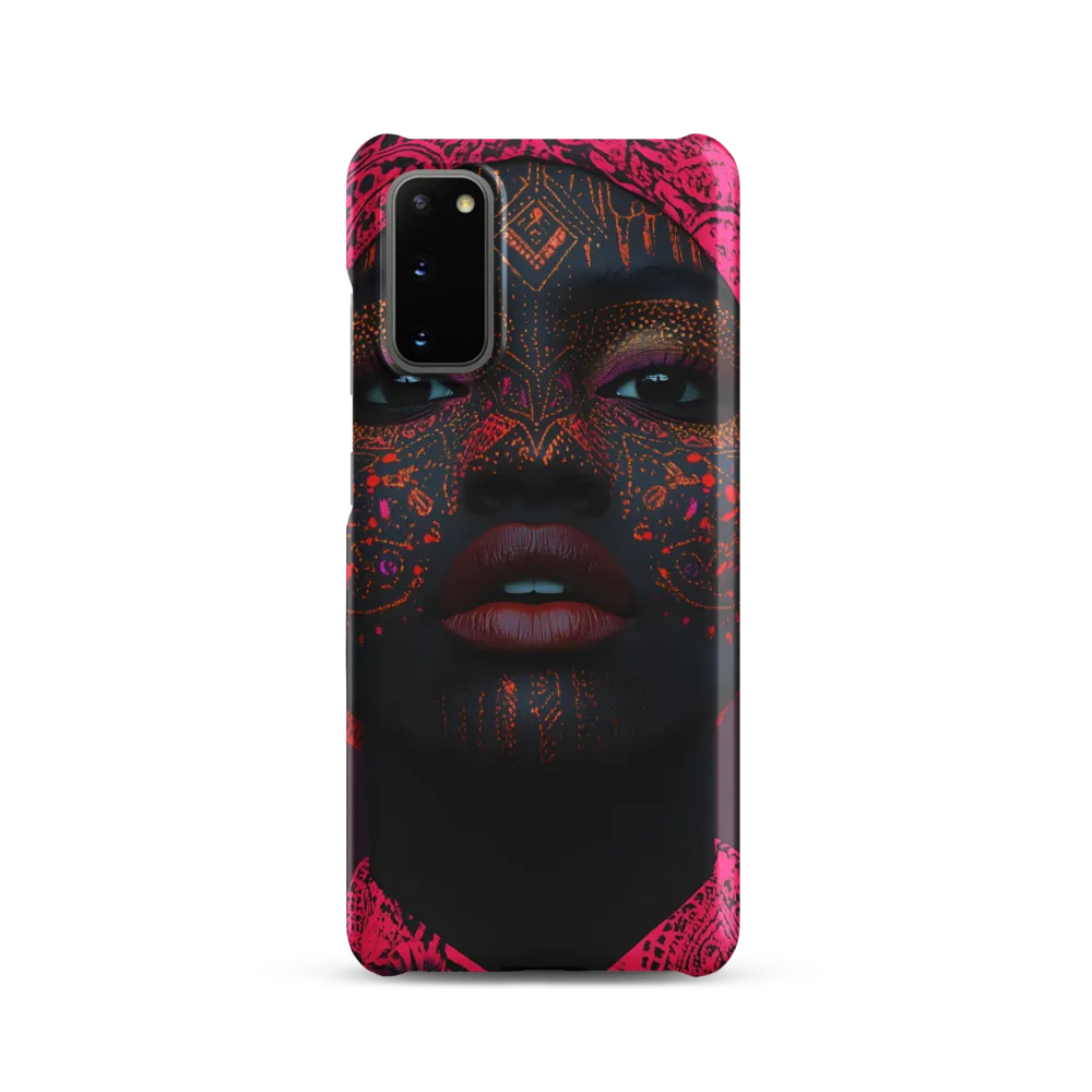 Neon Adornments: A Portrait of Cultural Expression