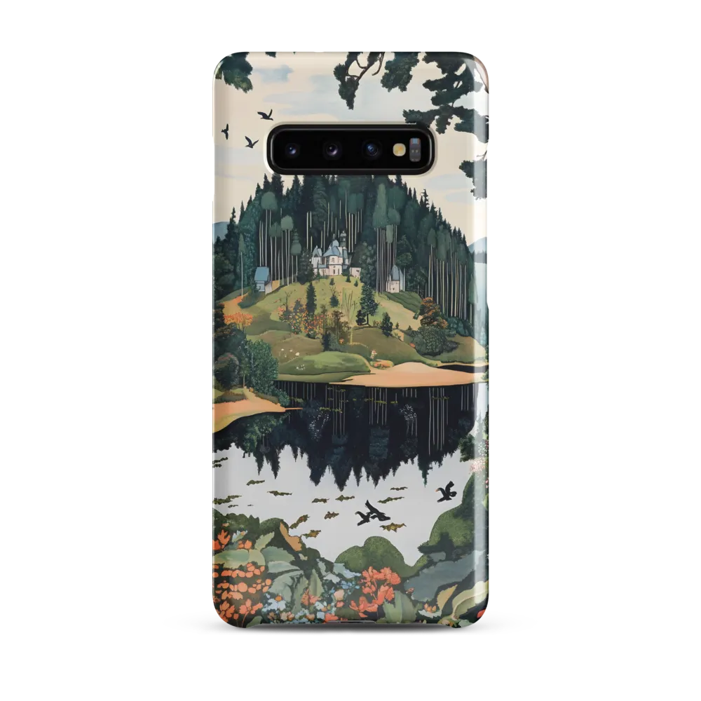 Tranquil Reflections: A Serene Landscape | Phone Case |  S10 Plus | Snap Case | Glossy