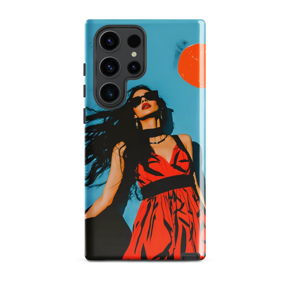 Sunset in Fashion: A Modern Portrait