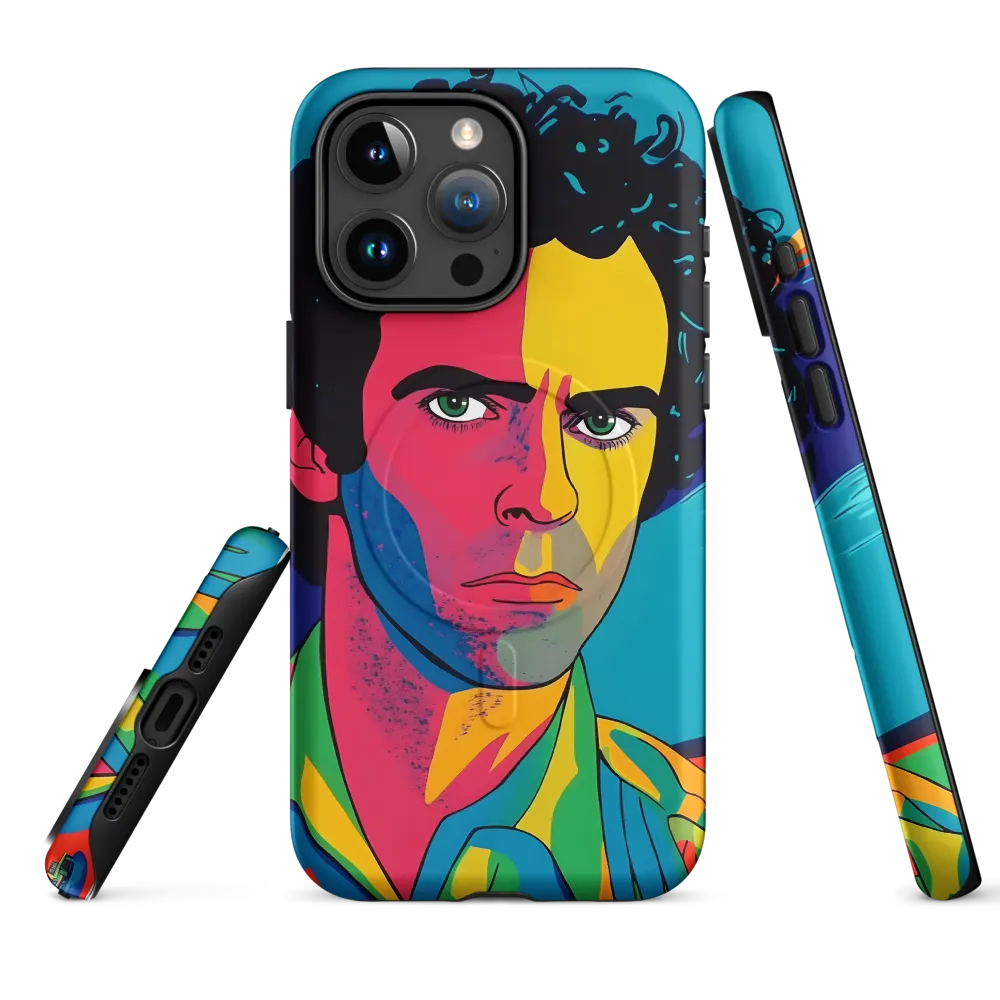 Electric Visage: A Portrait of Vibrance