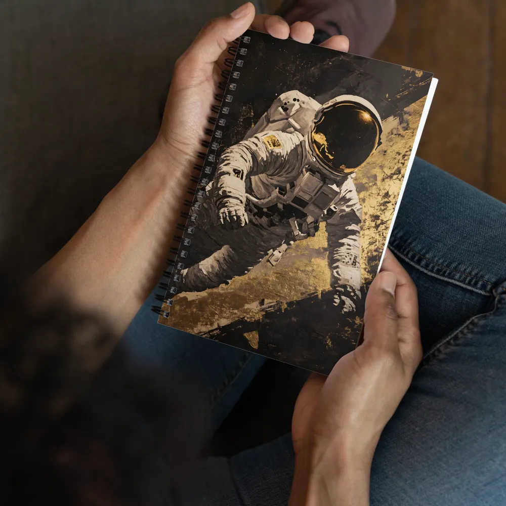 Beyond the Stars: An Astronaut's Journey | Spiral Notebook