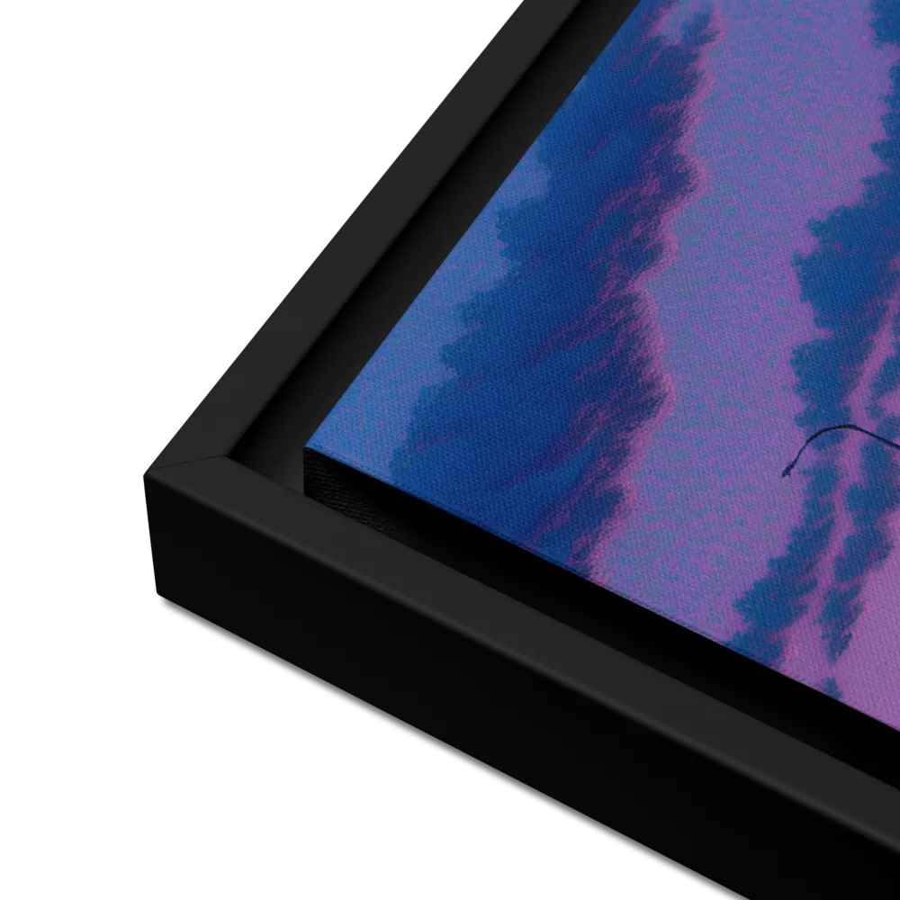 The Twilight Stroll | Canvas with Black Frame | 16″×20″