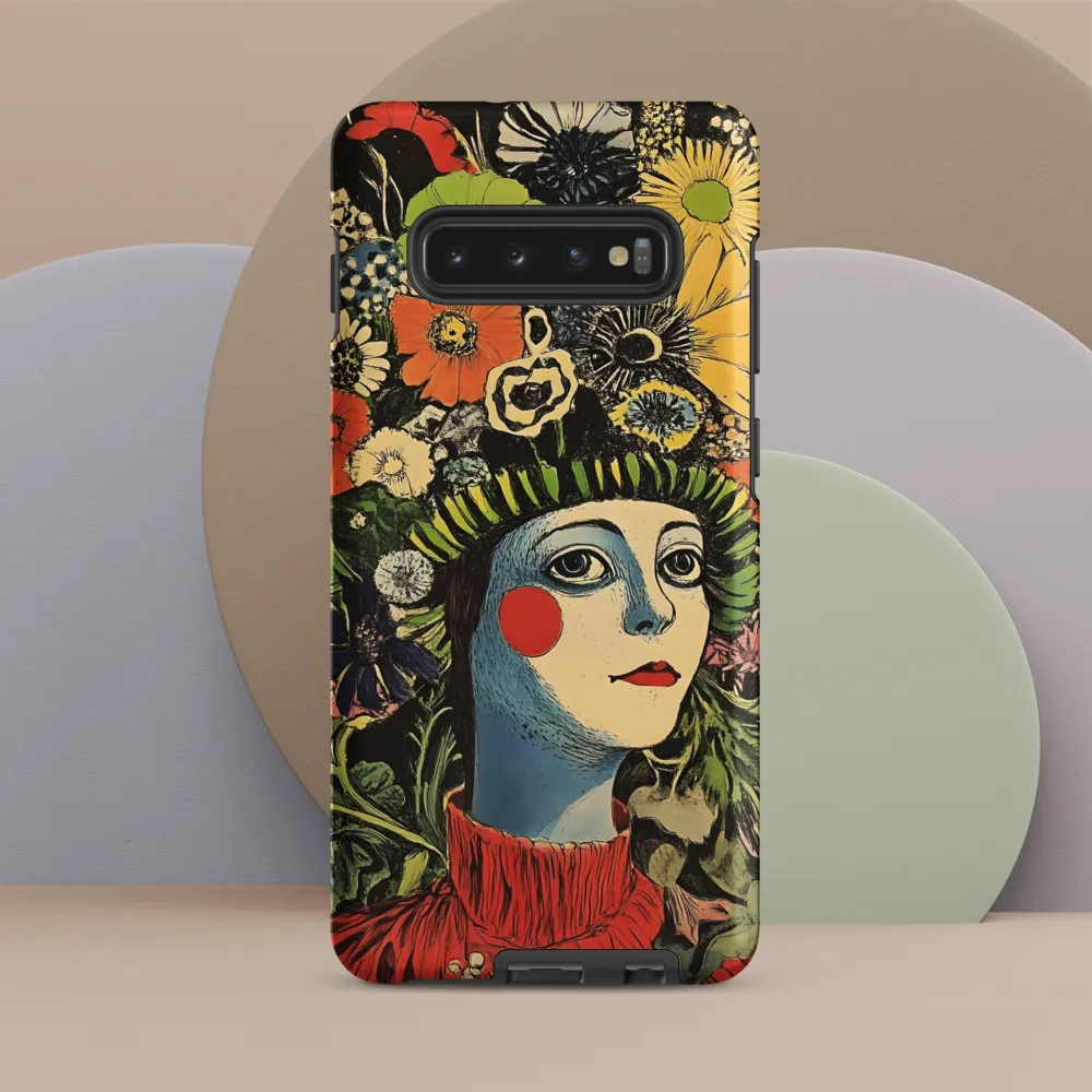 Floral Whimsy: A Portrait of Nature's Embrace