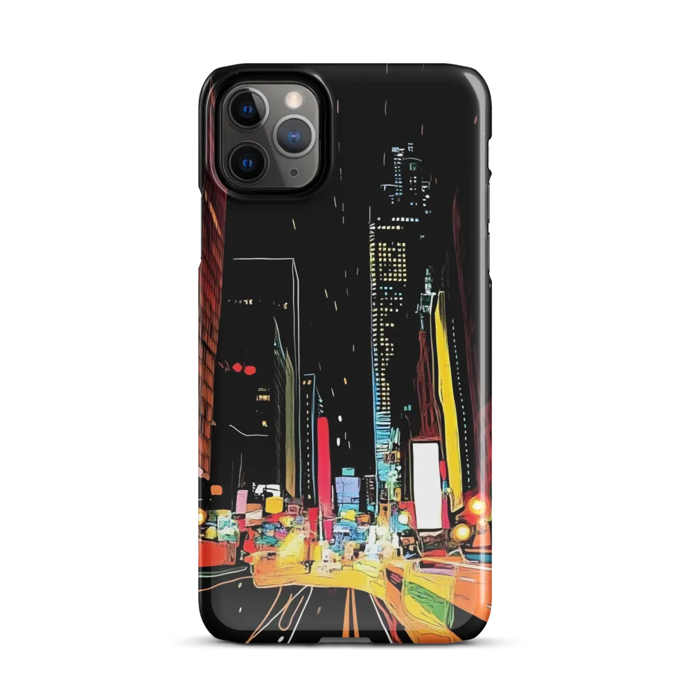 Neon Pulse of the City | Phone Case |  11 Pro Max | Snap Case | Glossy