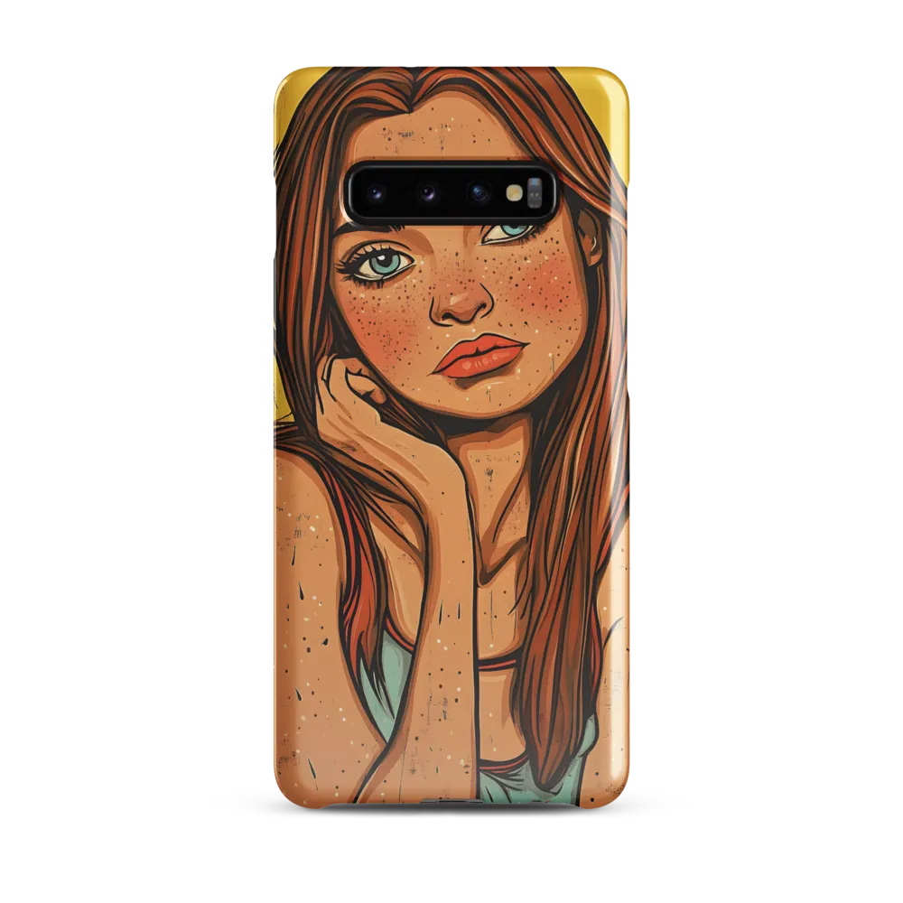 Contemplative Muse | Phone Case |  S10 Plus | Snap Case | Glossy