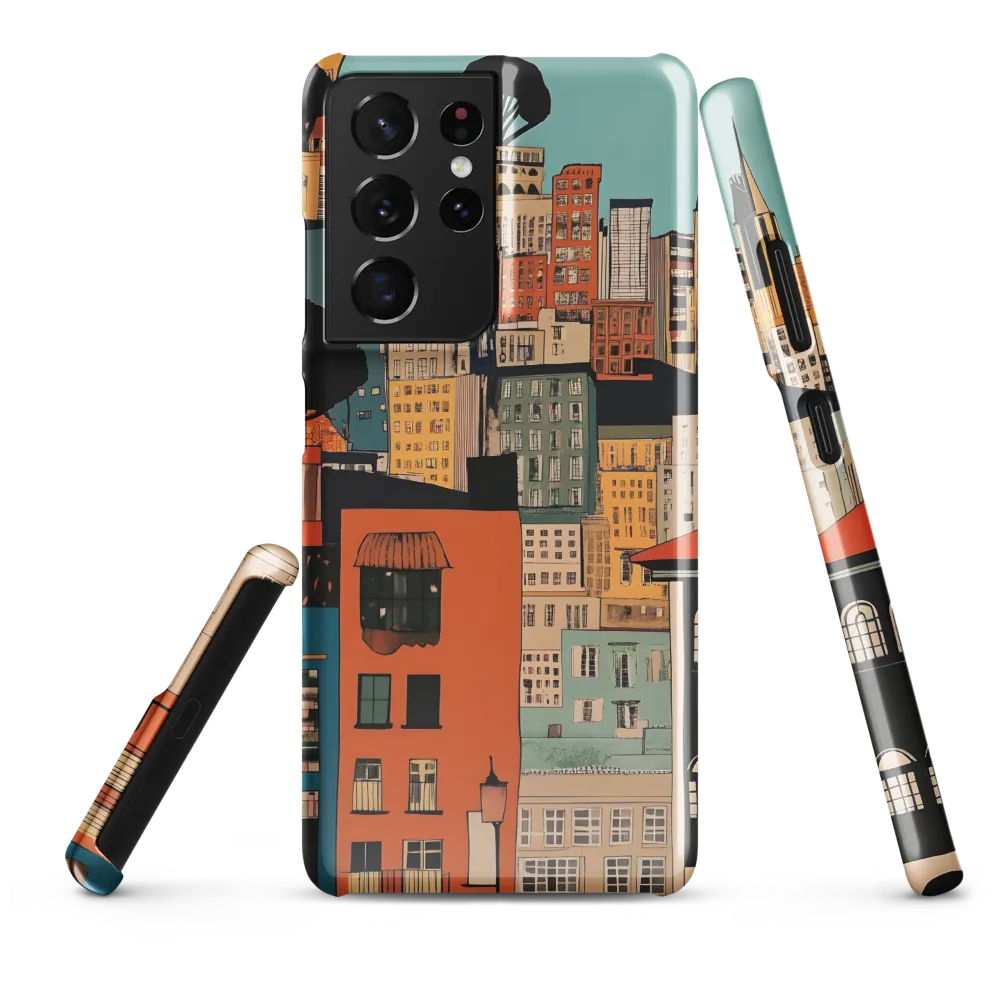 Urban Fusion: A Colorful Cityscape