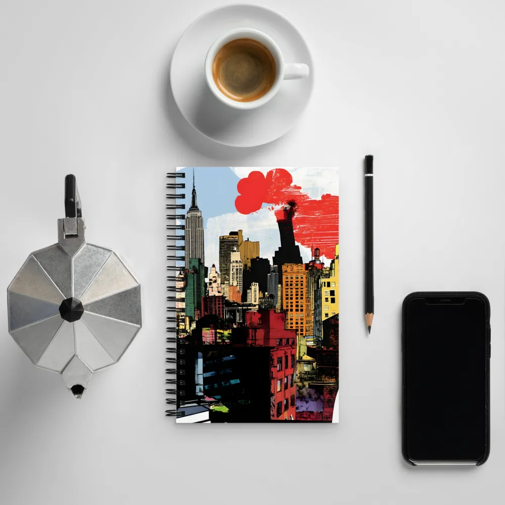 City Pulse: Urban Vibrance | Spiral Notebook