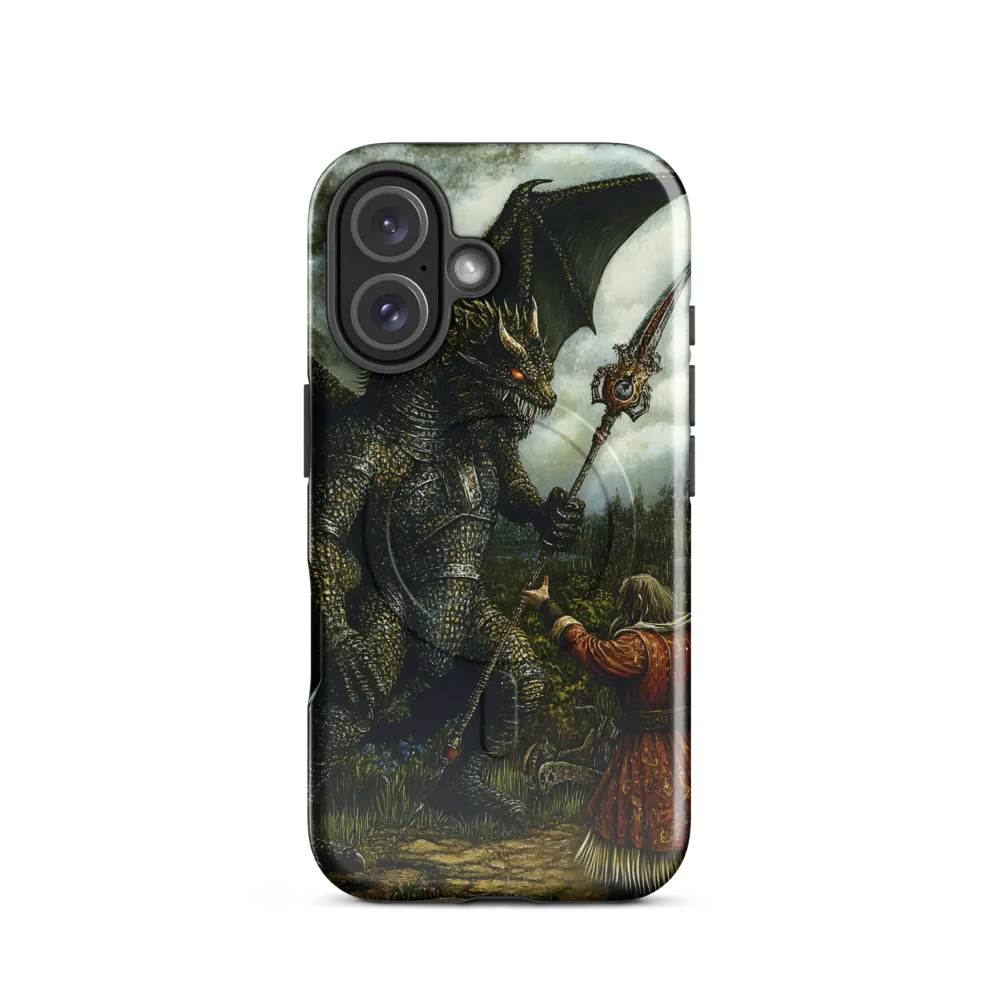 The Confrontation: Dragon vs. Wizard | Phone Case |  16 | MagSafe® Tough Case | Glossy