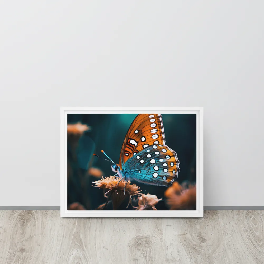 Whispers of Color: The Butterfly's Embrace