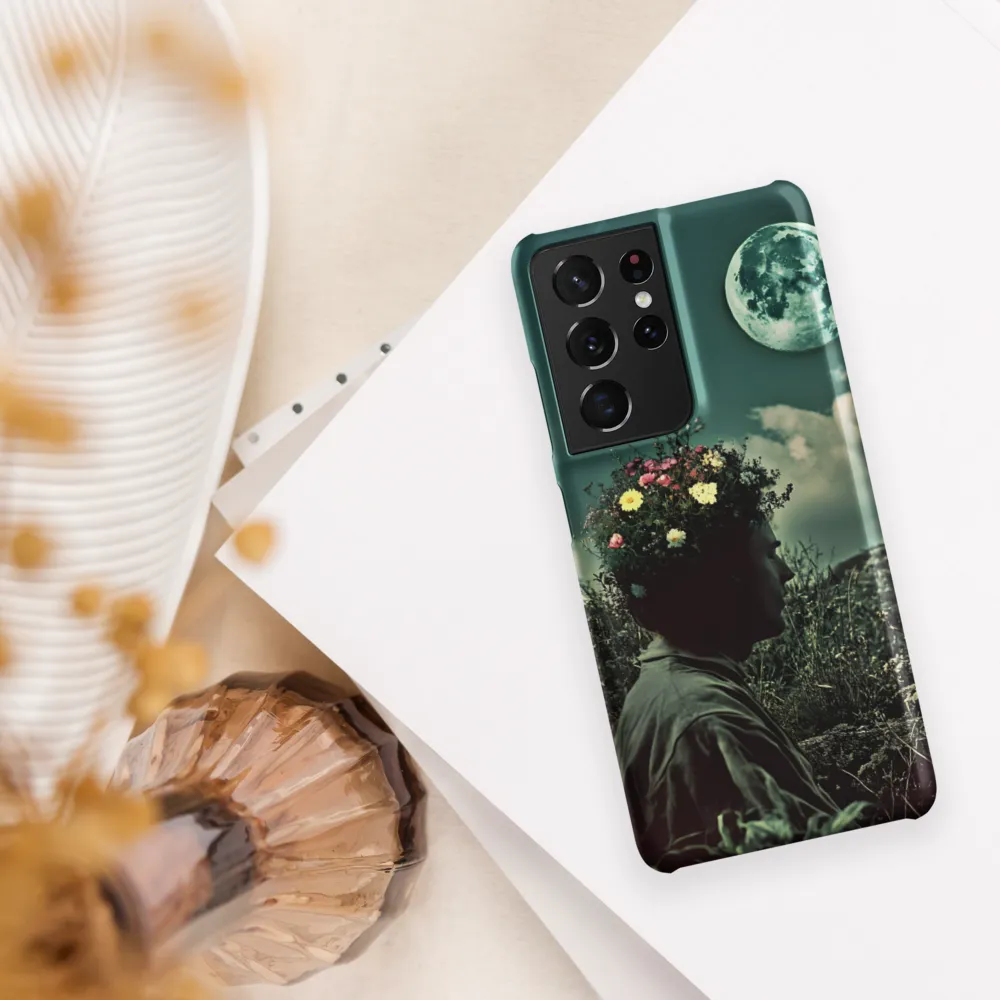 Moonlit Blossom | Phone Case |  S21 Ultra | Snap Case | Matte