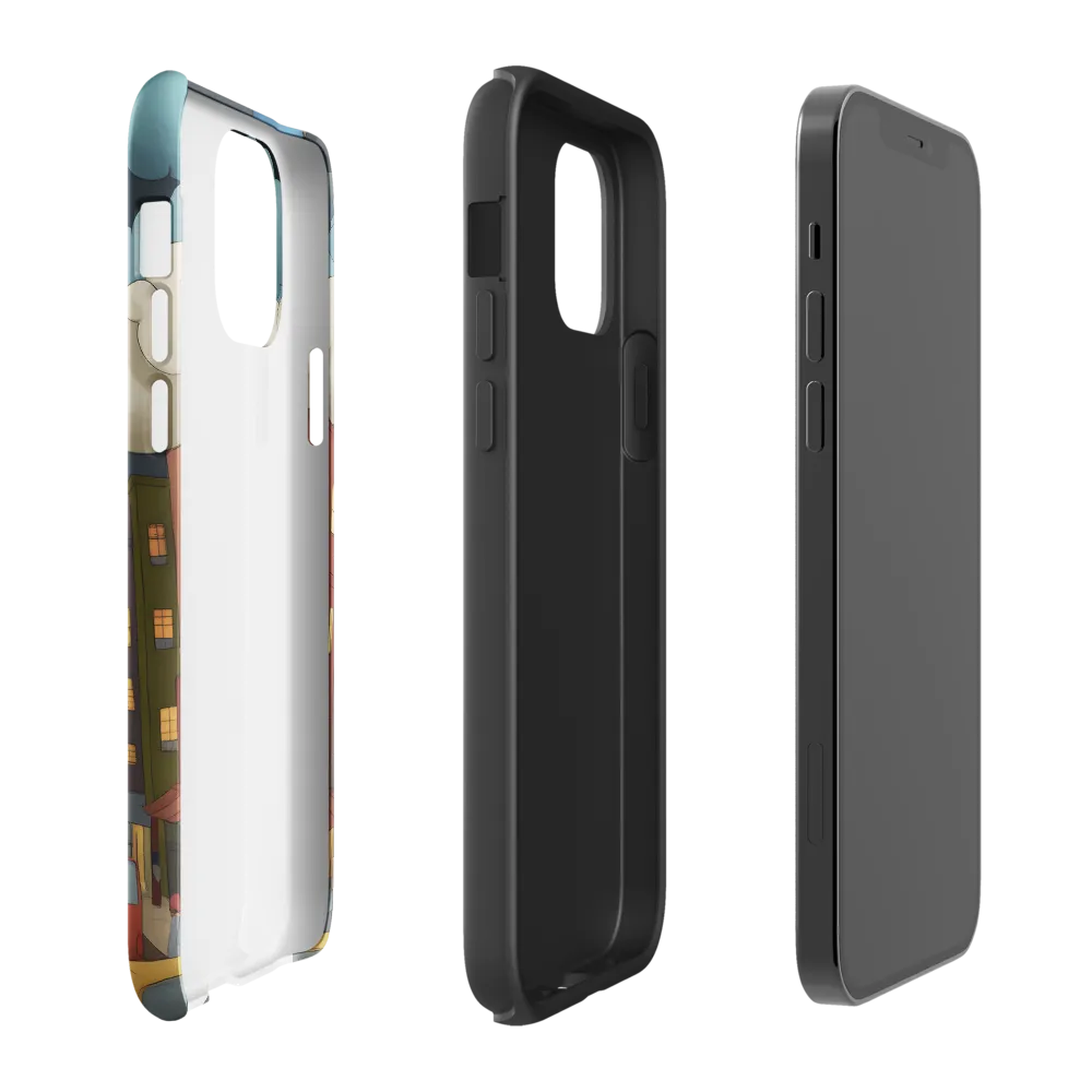 Urban Symphony: A City Awakens at Dusk | Phone Case |  12 Pro | Tough Case | Glossy