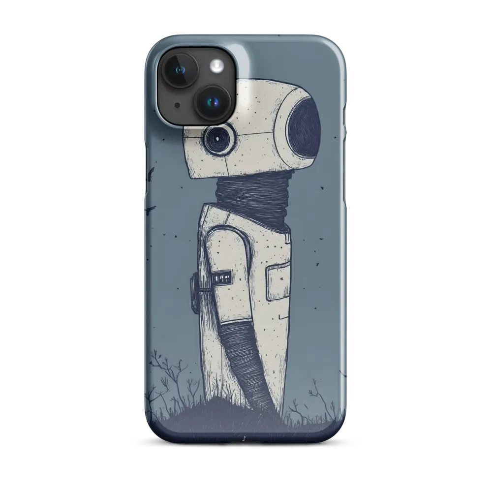 Contemplative Robot in a Barren Landscape