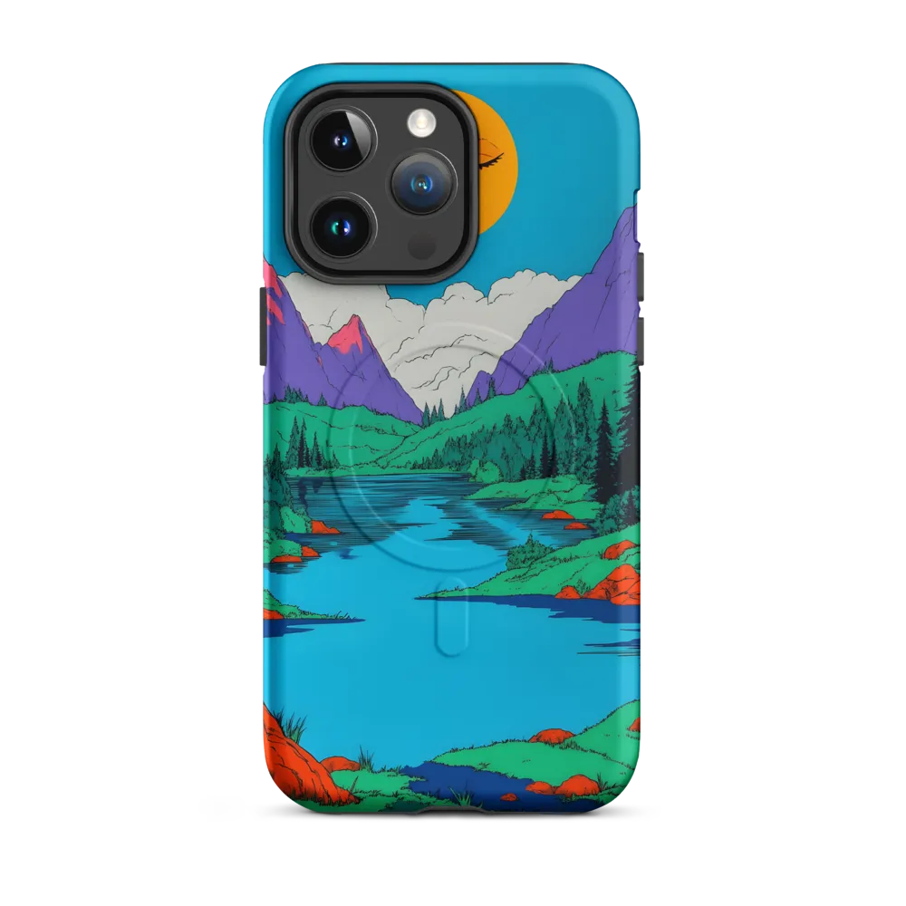Whimsical Serenity in Vibrant Colors