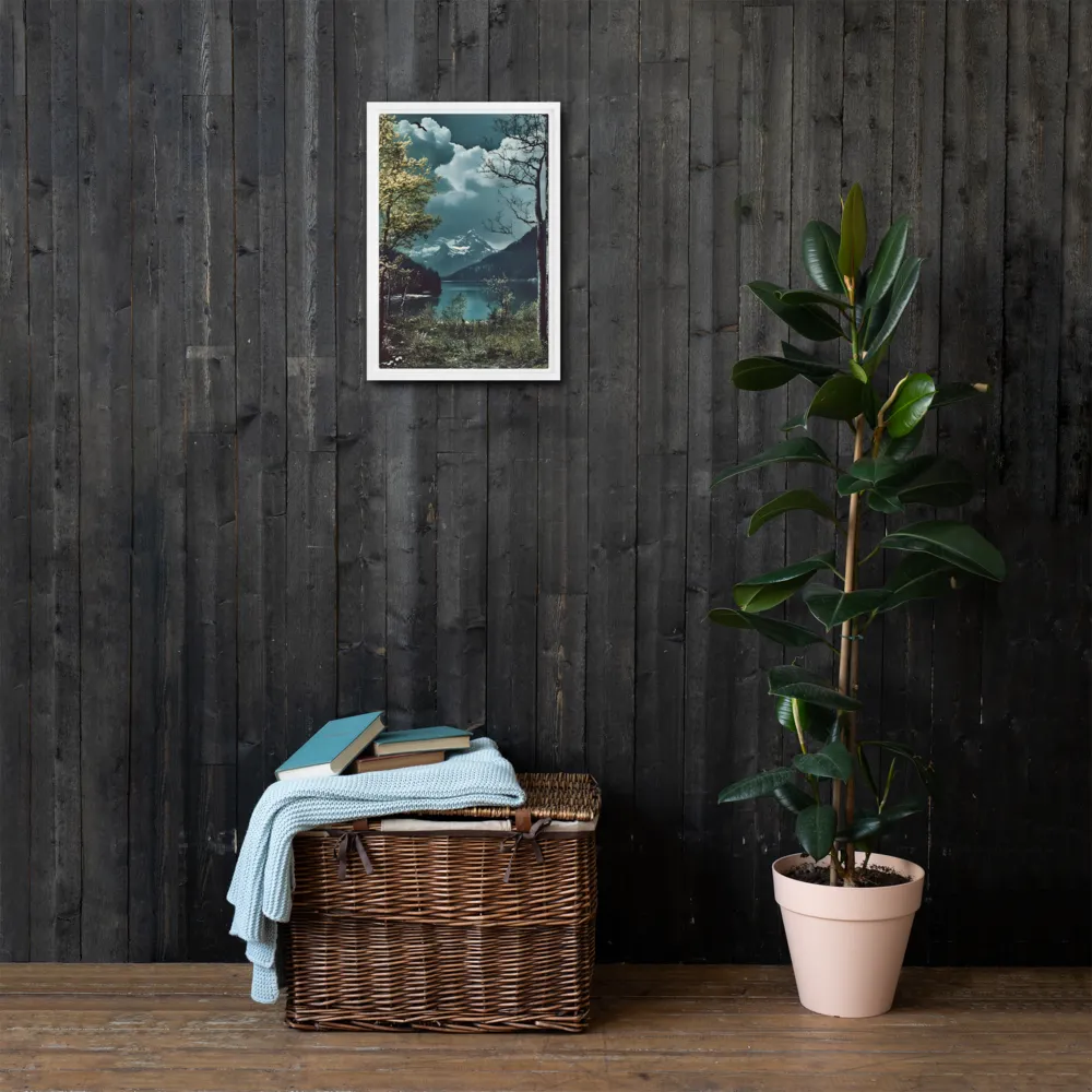 Whispers of Tranquility | Canvas with White Frame | 12″×18″