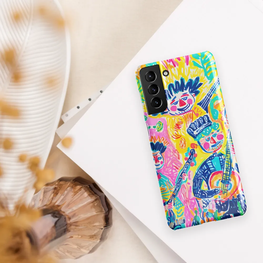 Joyful Duet: A Celebration of Music | Phone Case |  S21 Plus | Snap Case | Glossy