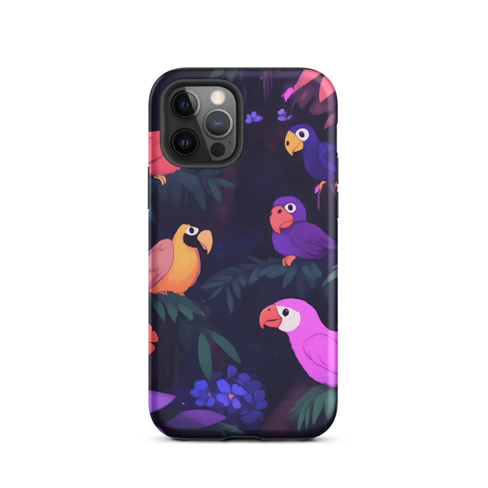Tropical Parrot Playground | Phone Case |  12 Pro | Tough Case | Matte