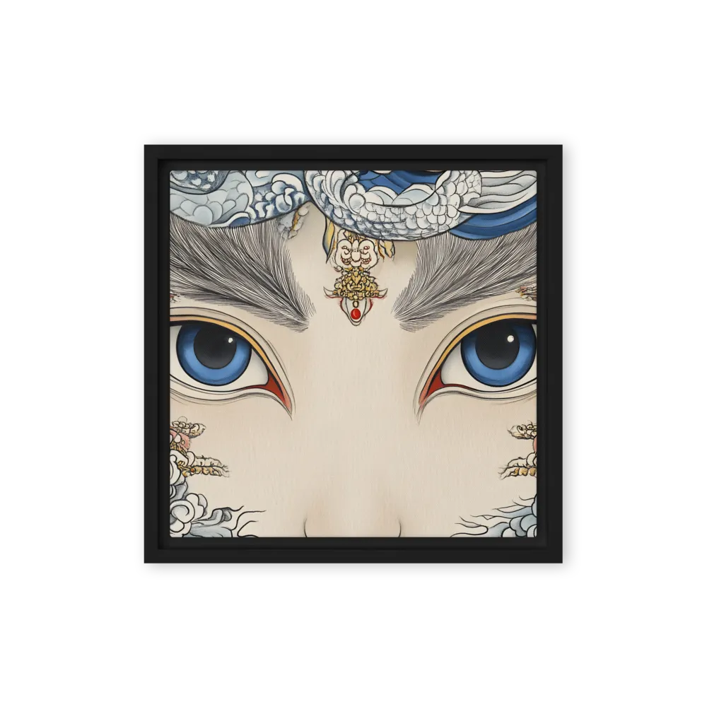 Guardian of Dreams | Canvas with Black Frame | 12″×12″