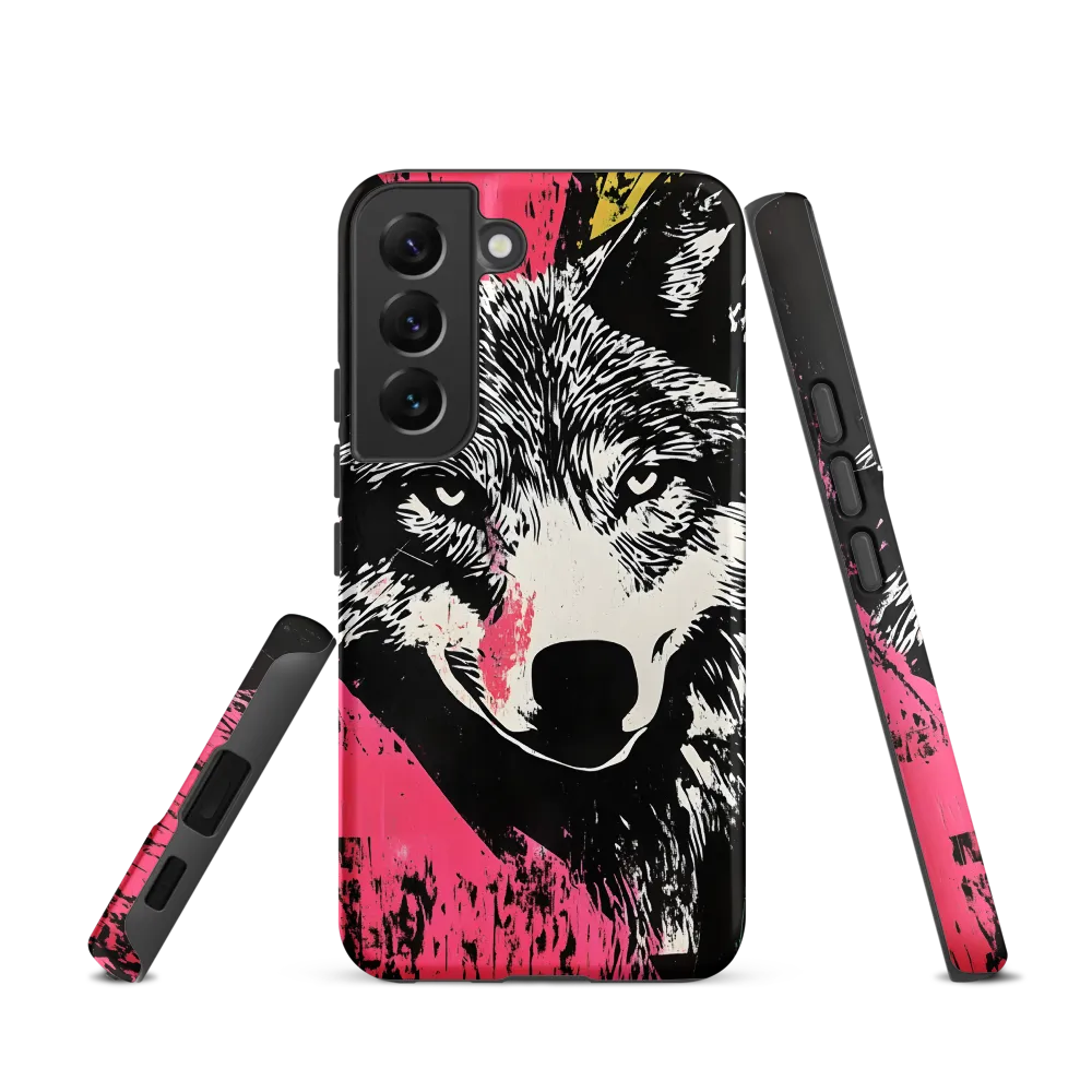 Intense Gaze of the Wolf