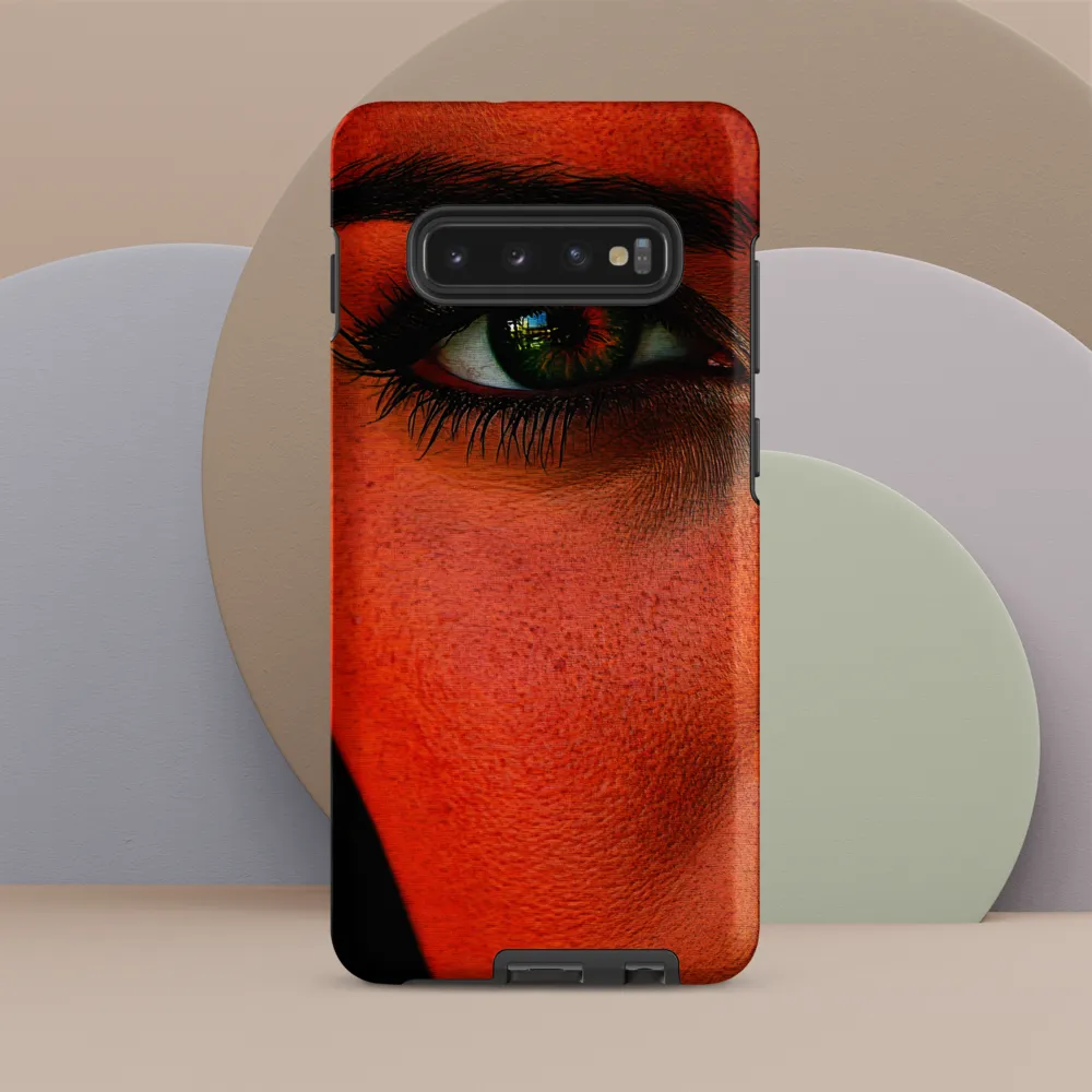 Ember Gaze — Close Study of an Iris