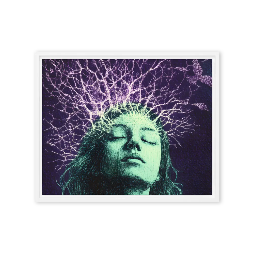 Whispers of Freedom | Canvas with White Frame | 16″×20″