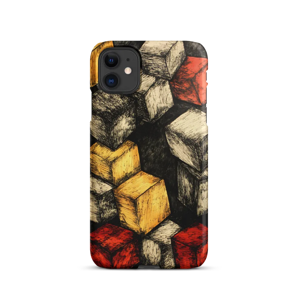 Dynamic Cubes: An Exploration in Color and Form | Phone Case |  11 | Snap Case | Matte
