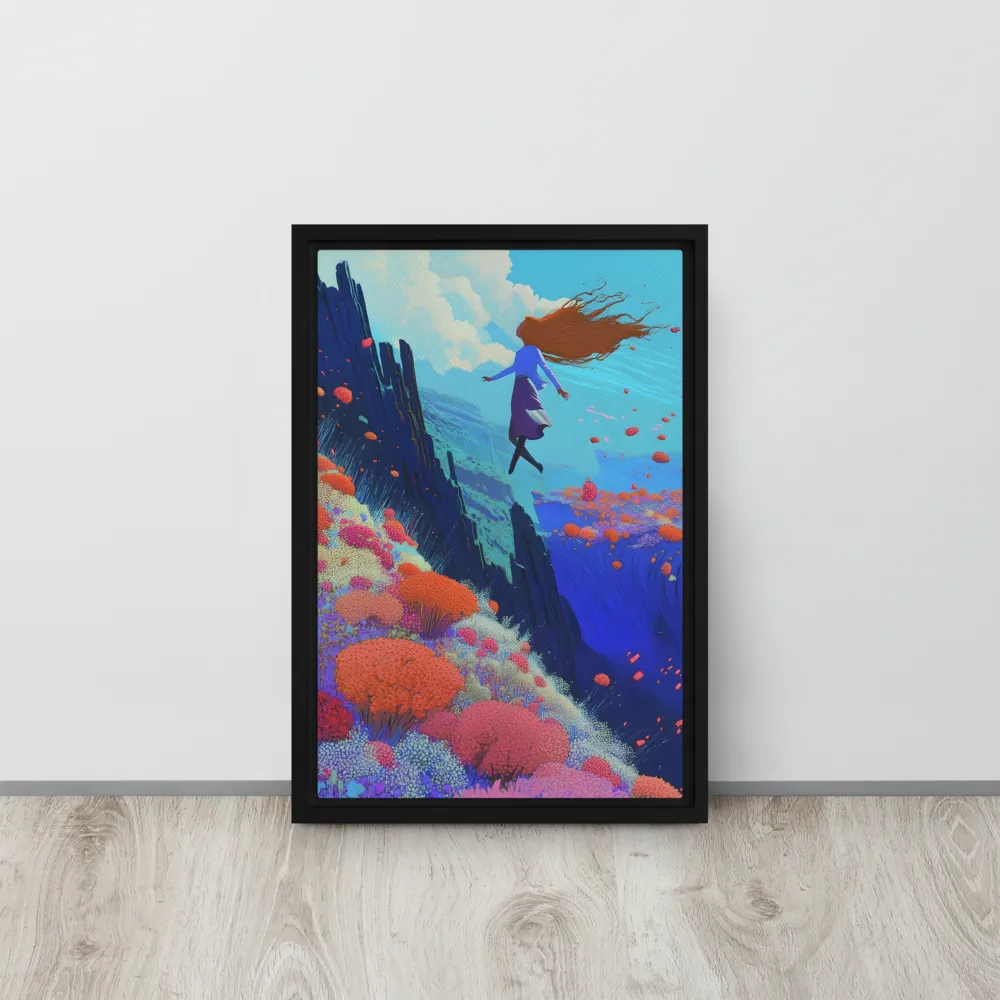 Whispers of Freedom | Canvas with Black Frame | 12″×18″