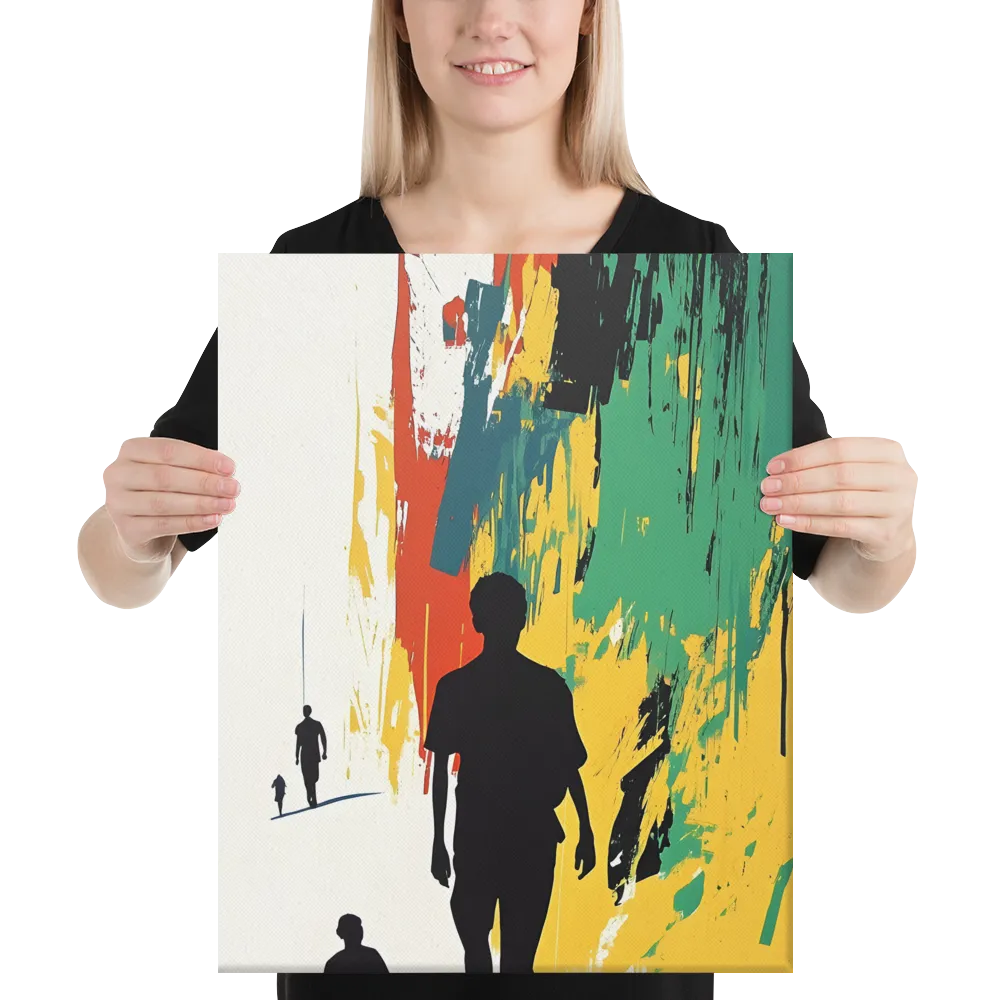 Journey of Silhouettes | Canvas | 16″×20″