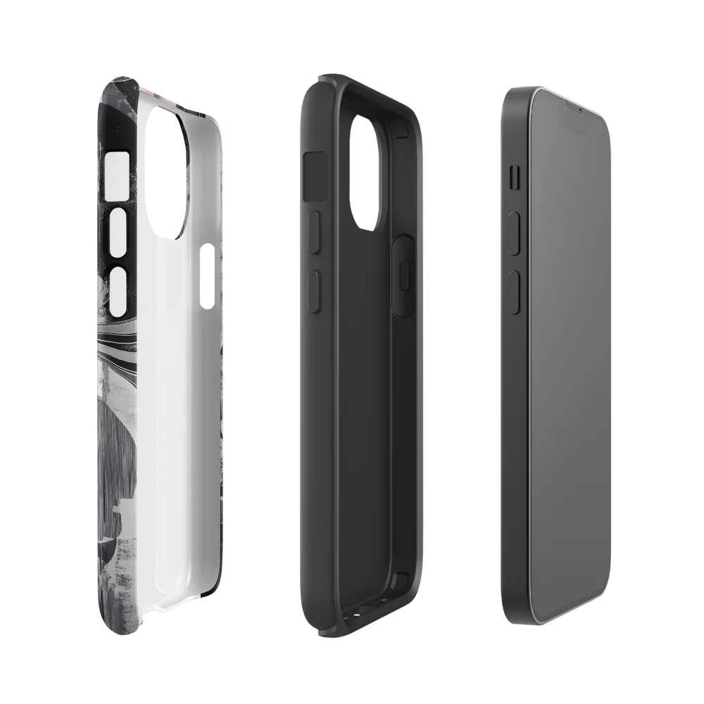 Floral Fusion in Monochrome