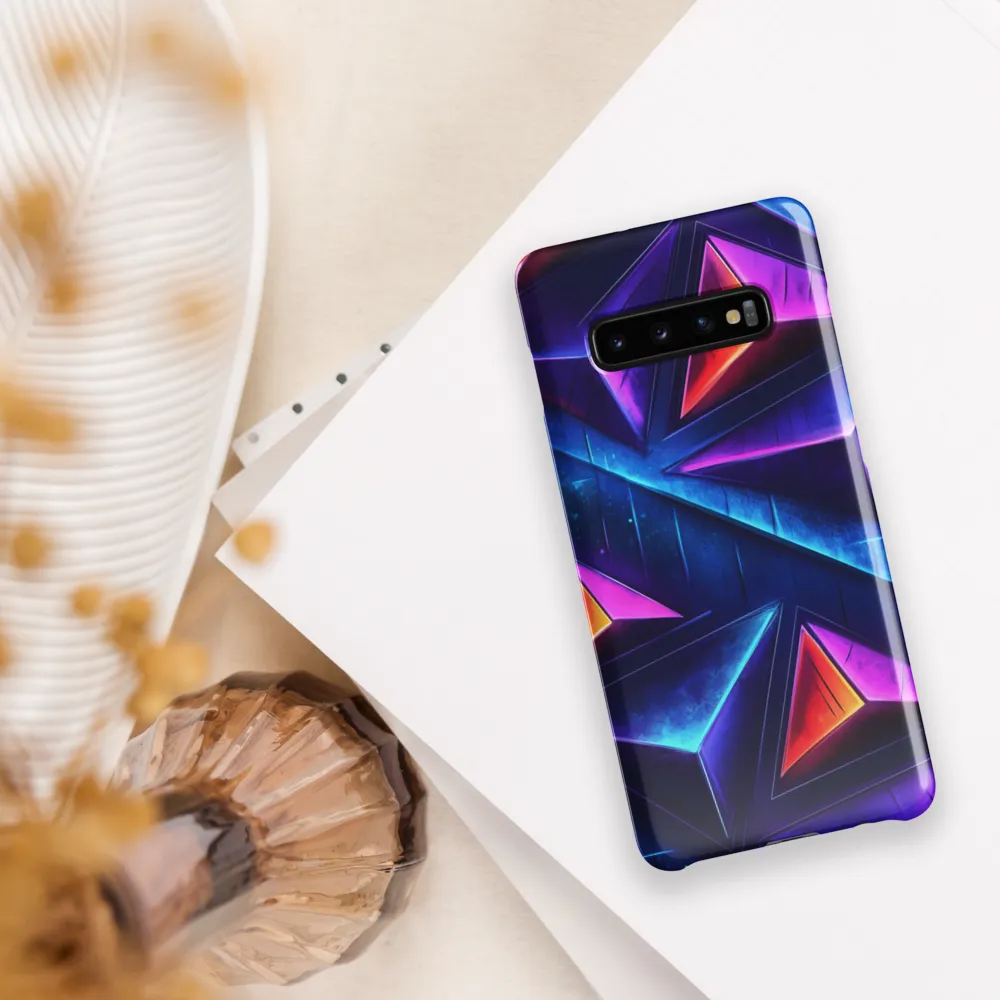 Geometric Luminescence | Phone Case |  S10 Plus | Snap Case | Glossy