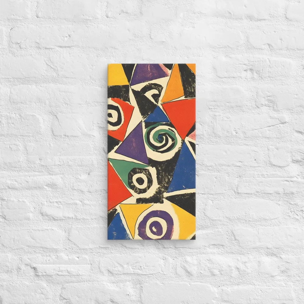 Dynamic Geometric Abstraction | Canvas | 10″×20″